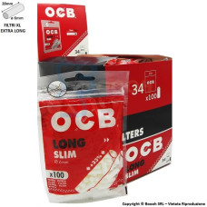 PROV-C01521027 OCB FILTRI 6MM SLIM LUNGO BUSTA DA 120X30